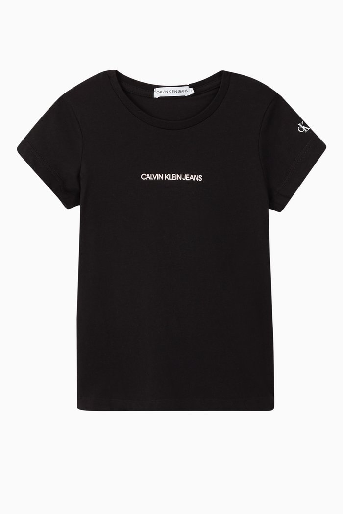 

Logo Organic Cotton T-Shirt, Black