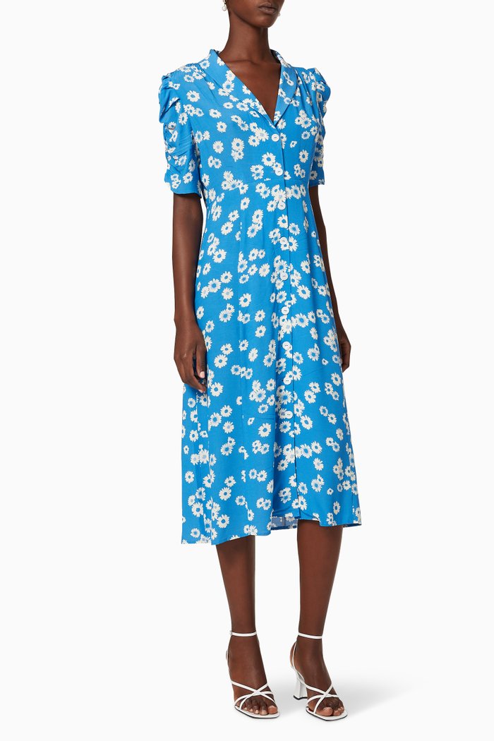 

Maguire Daisy Print Tea Dress, Blue