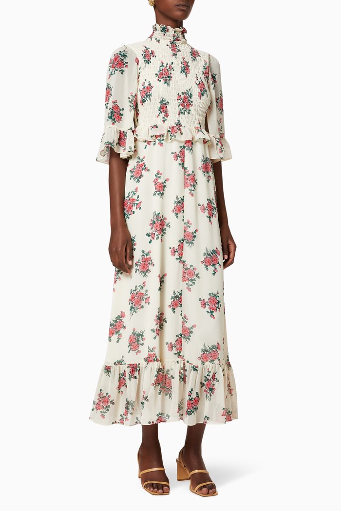 

Rochelle Vintage Floral Dress, Multicolour