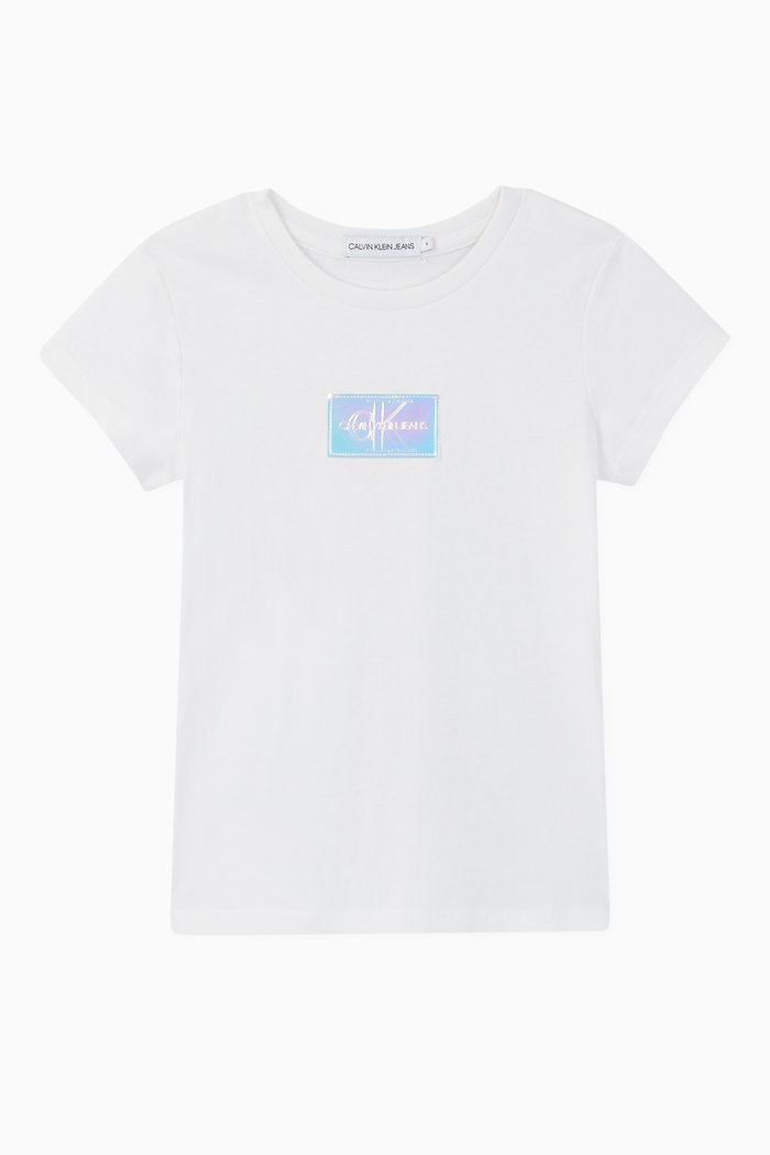

Badge Slim Organic Cotton T-Shirt, White