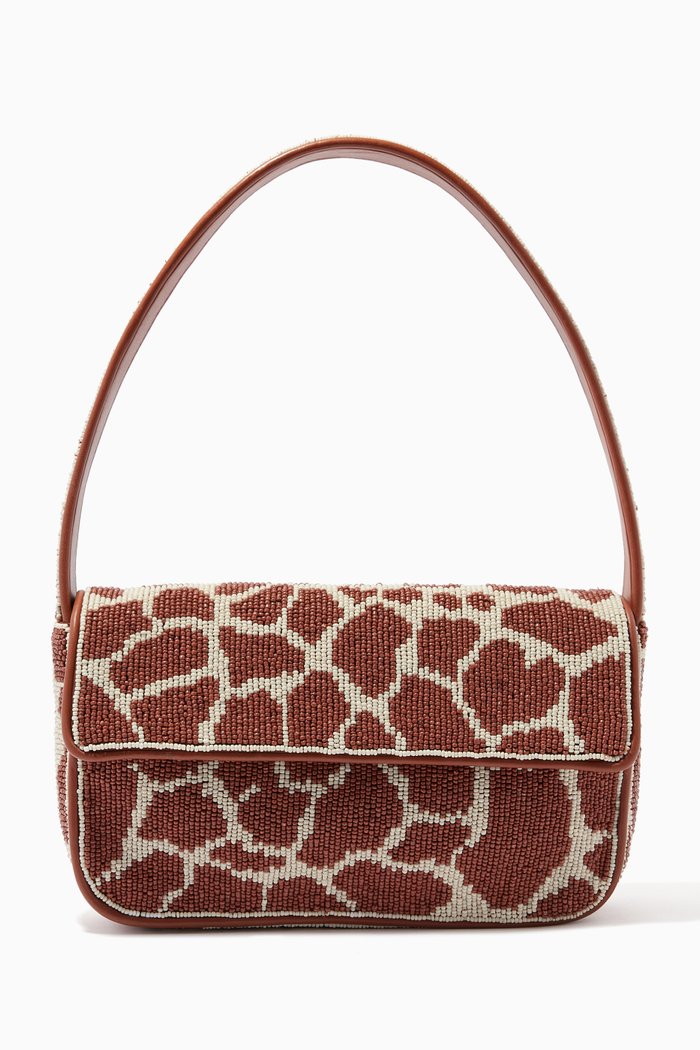 

Tommy Beaded Shoulder Bag, Brown