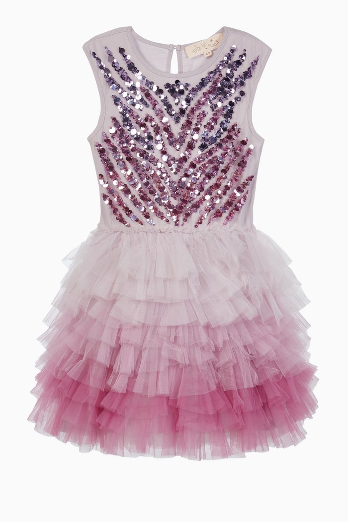 

Aria Tulle Cotton Tutu Dress, Purple