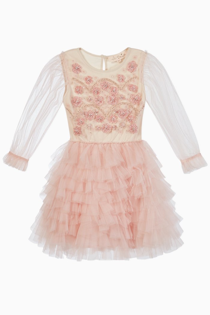 Cadence Tulle Cotton Tutu Dress, Pink