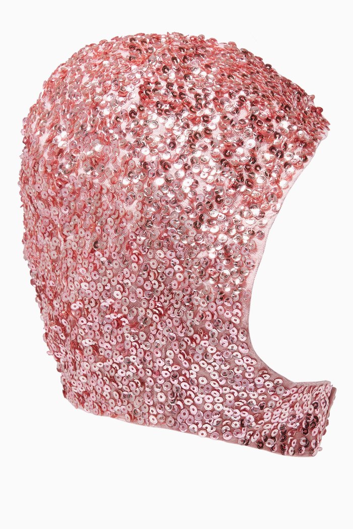 

Juliette Sequin Cap, Pink
