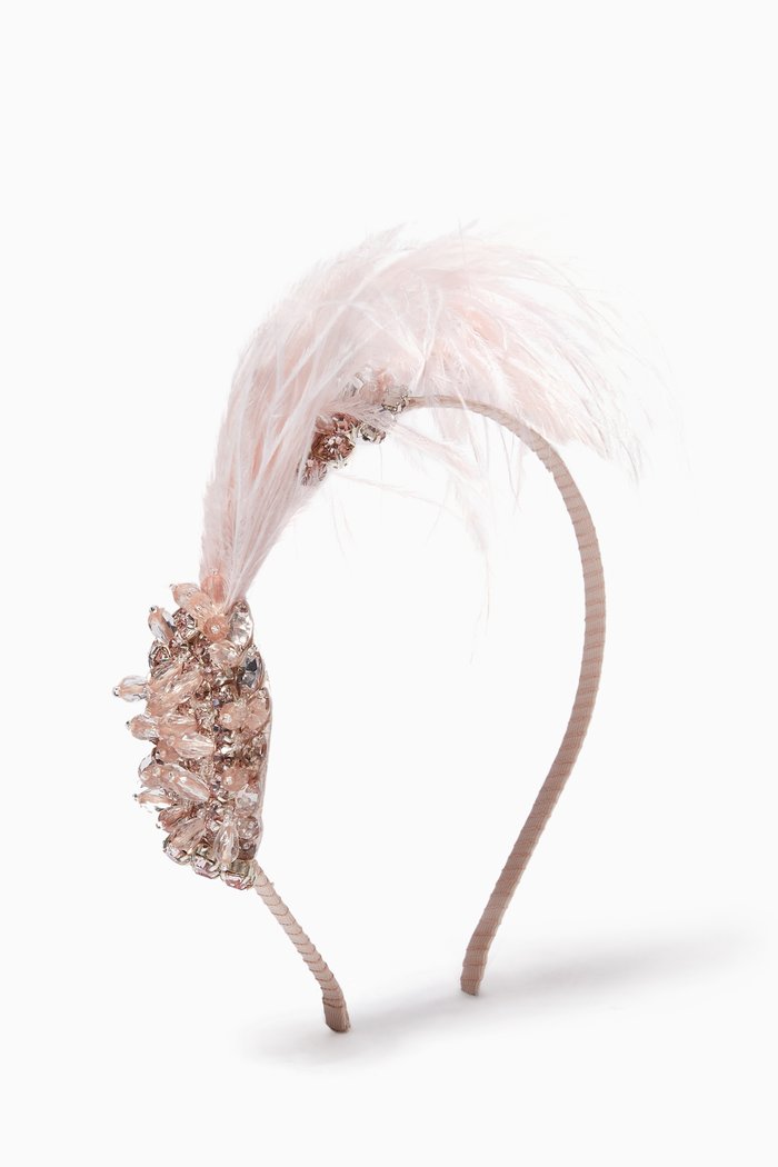 

Birds of a Feather Headband, Pink