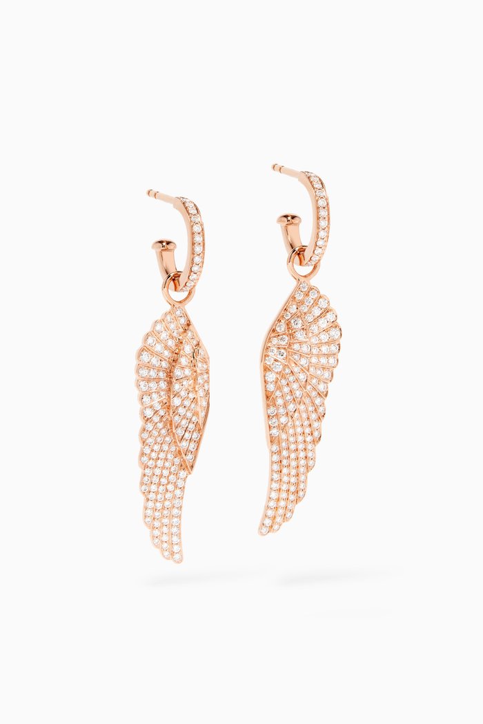 

Wings Classic Medium Earrings in 18kt Rose Gold