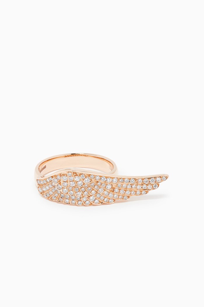 

Wings Classic Small Ring in 18kt Rose Gold