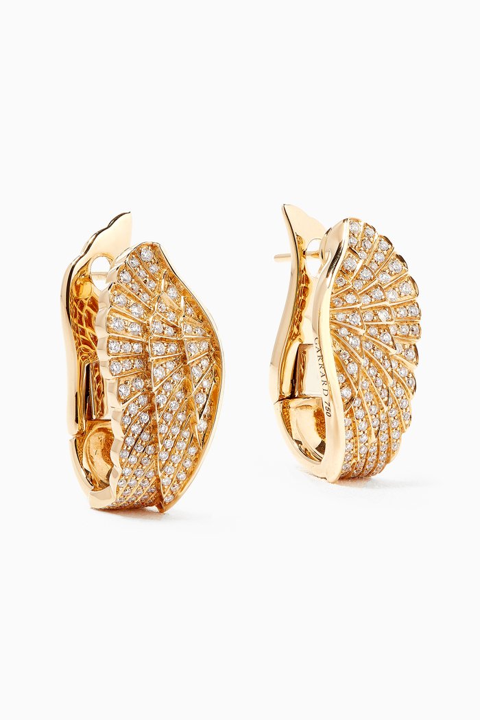

Wings Classic Small Wrap Earrings in 18kt Yellow Gold