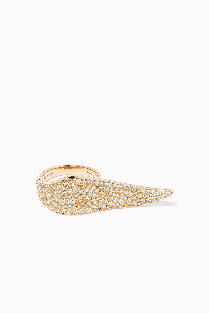 

Wings Classic Large Ring in 18kt Yellow Gold