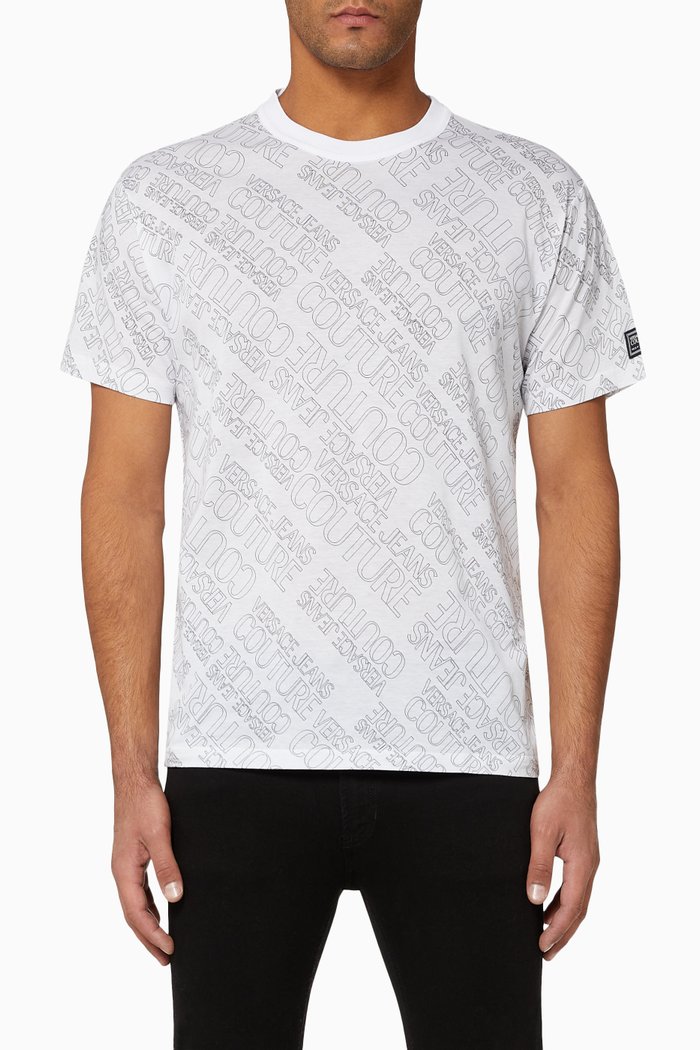 

Logomania Cotton T-Shirt, White