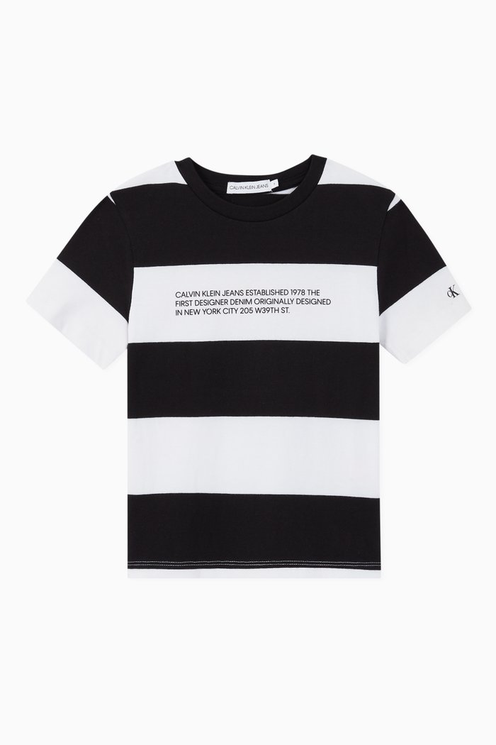 

Est. 1978 Stripe Organic Cotton T-Shirt, Multicolour