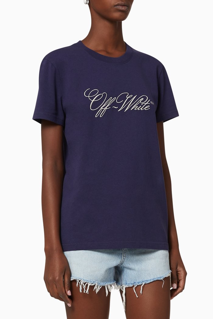 

Logo Cotton T-Shirt, Blue