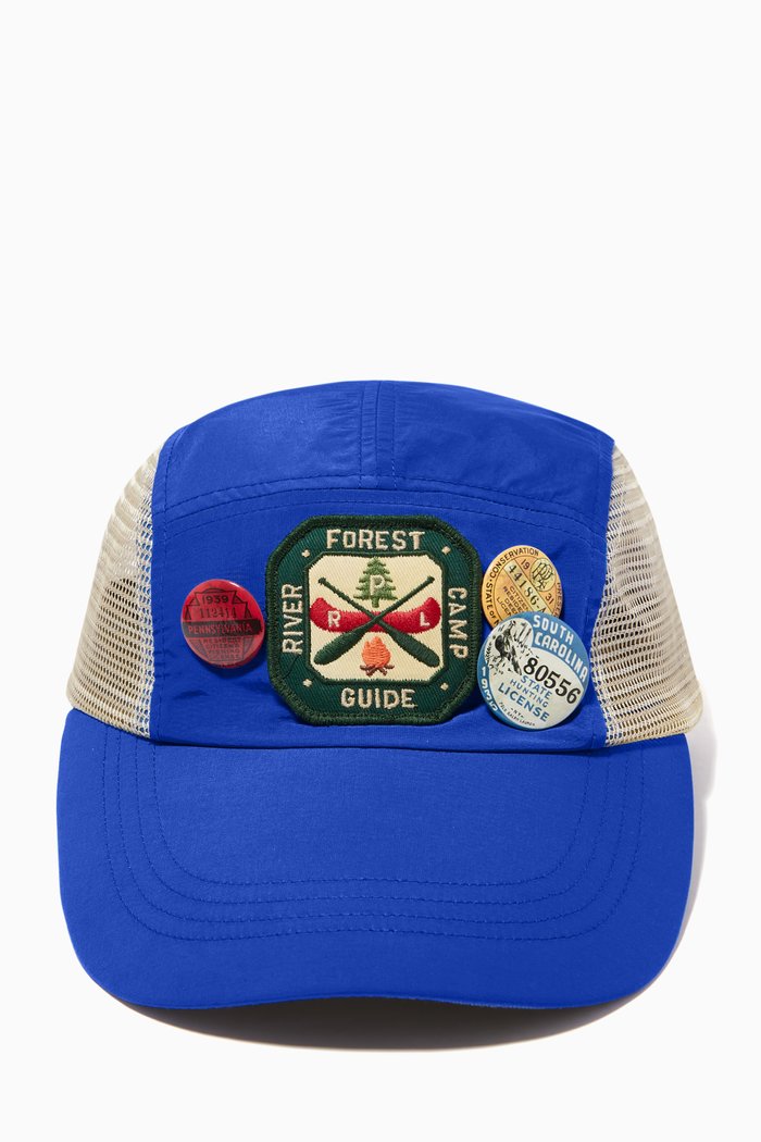 Rugby Royal Cap in Cotton, Blue