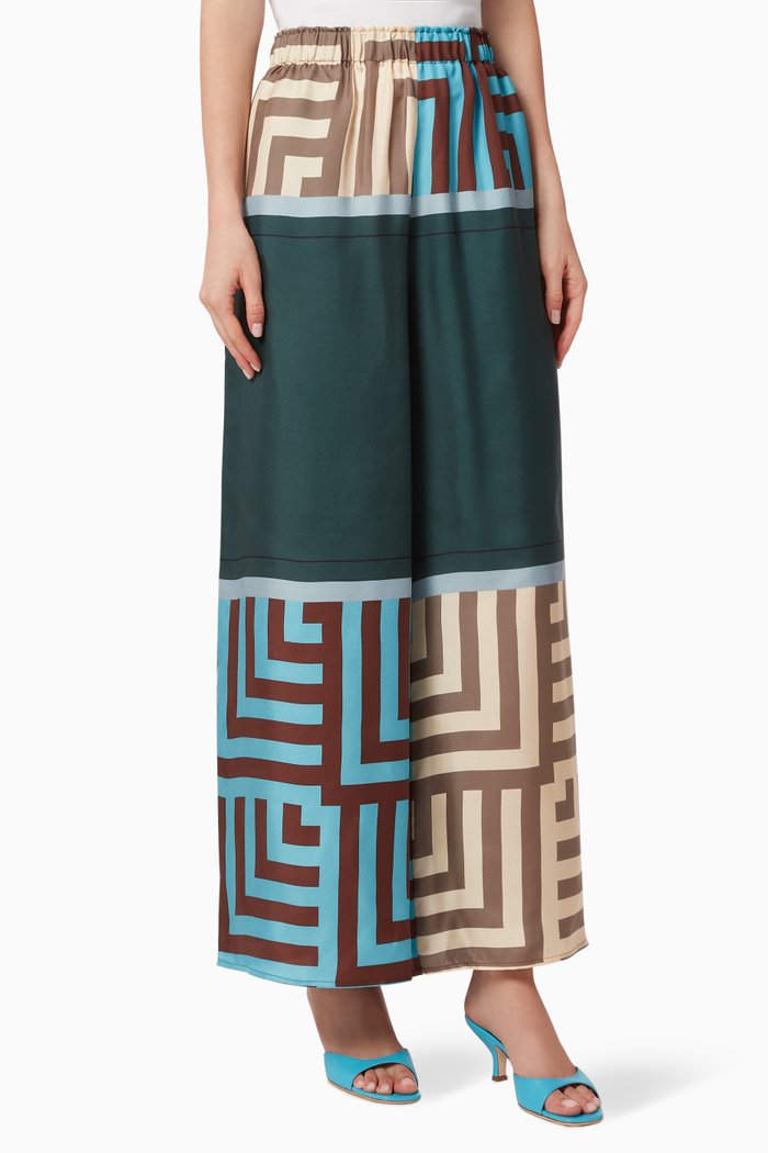 

Domino Silk Pants, Multicolour