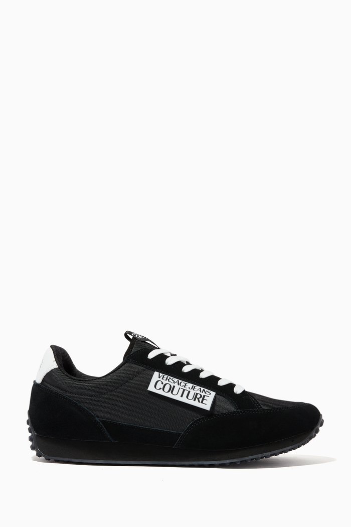 

Spyder Sneakers in Suede & Nylon, Black