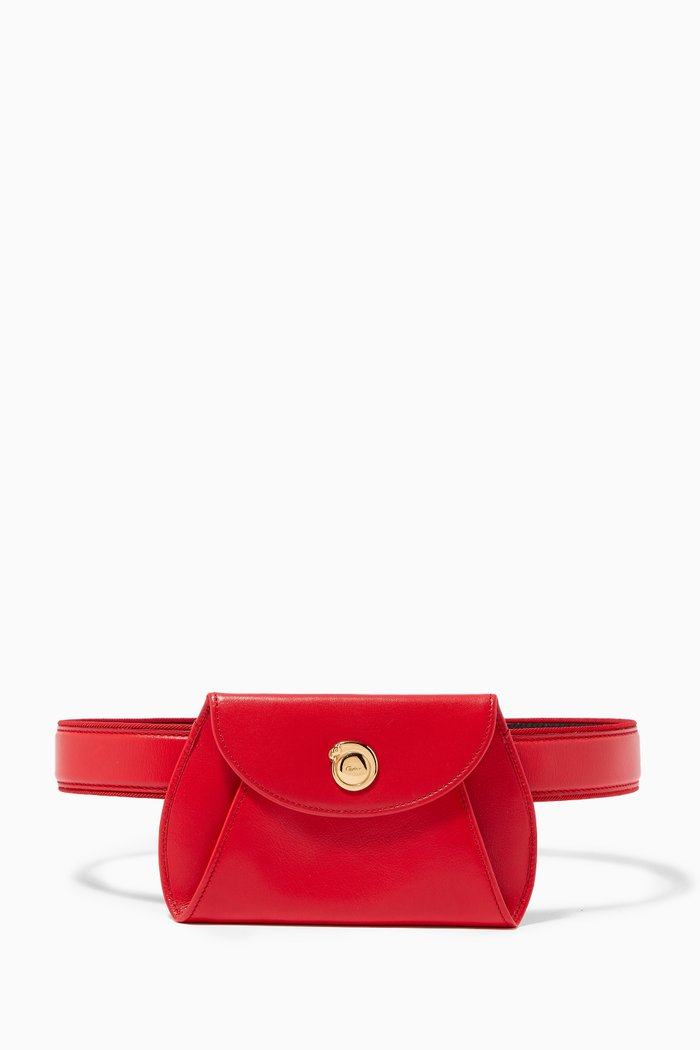 

les must® de Cartier Panthère Waist Bag in Leather, Red
