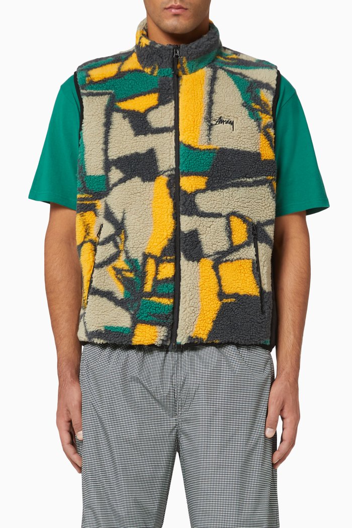 

Block Sherpa Vest, Multicolour