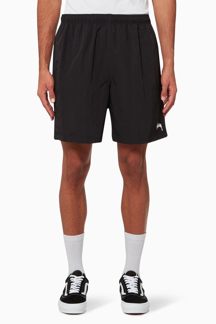

Stock Nylon Water Shorts, Black
