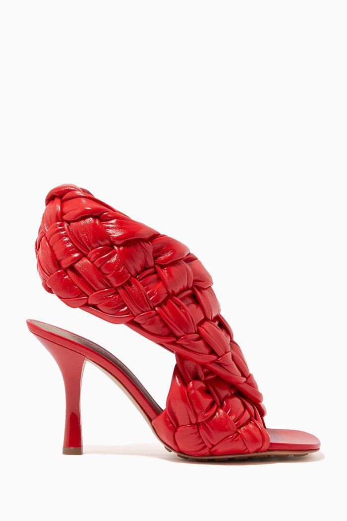 

The Board Sandals in Nappa, Red