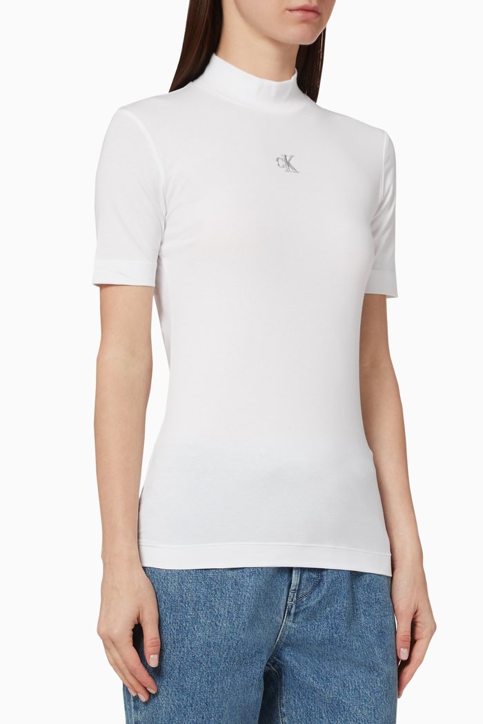 

Logo Organic Cotton T-Shirt, White