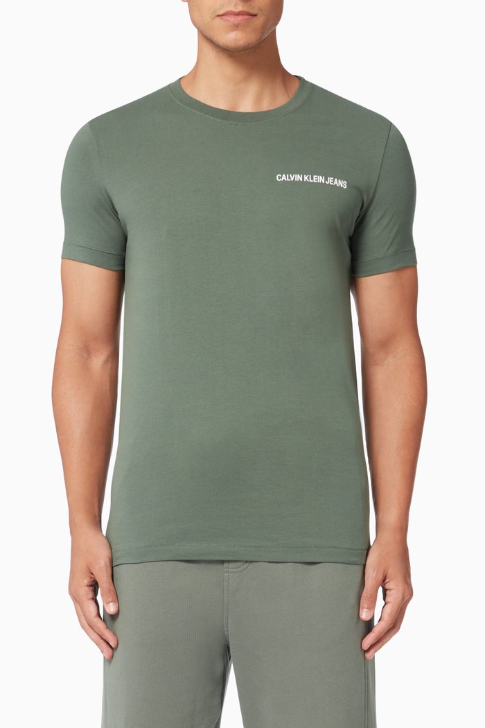 

Logo Organic Cotton T-Shirt, Green