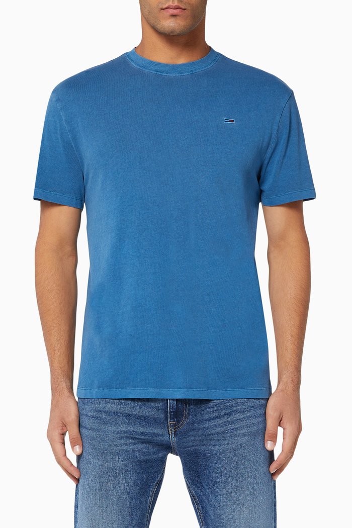 

Faded Wash Jersey T-Shirt, Blue