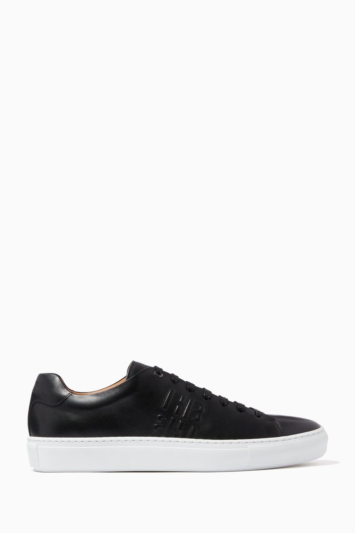 

Mirage Monogram Sneakers in Calf Leather, Black