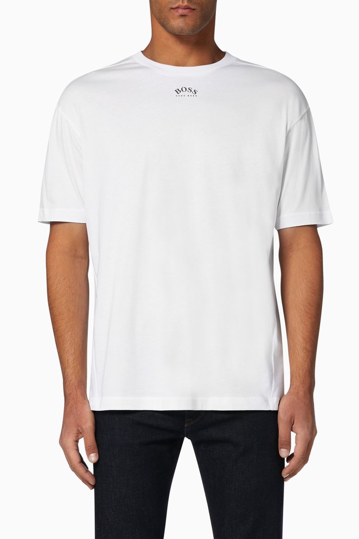 

Talboa Logo Cotton T-Shirt, White