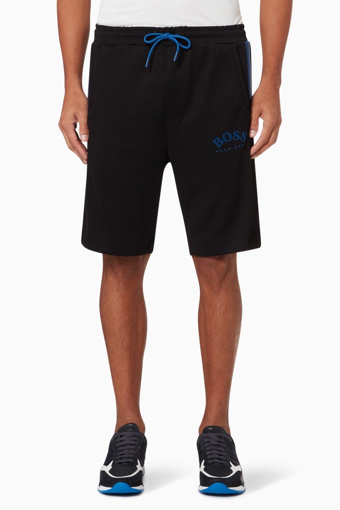 

Headlo Slim-Fit Jersey Shorts, Black