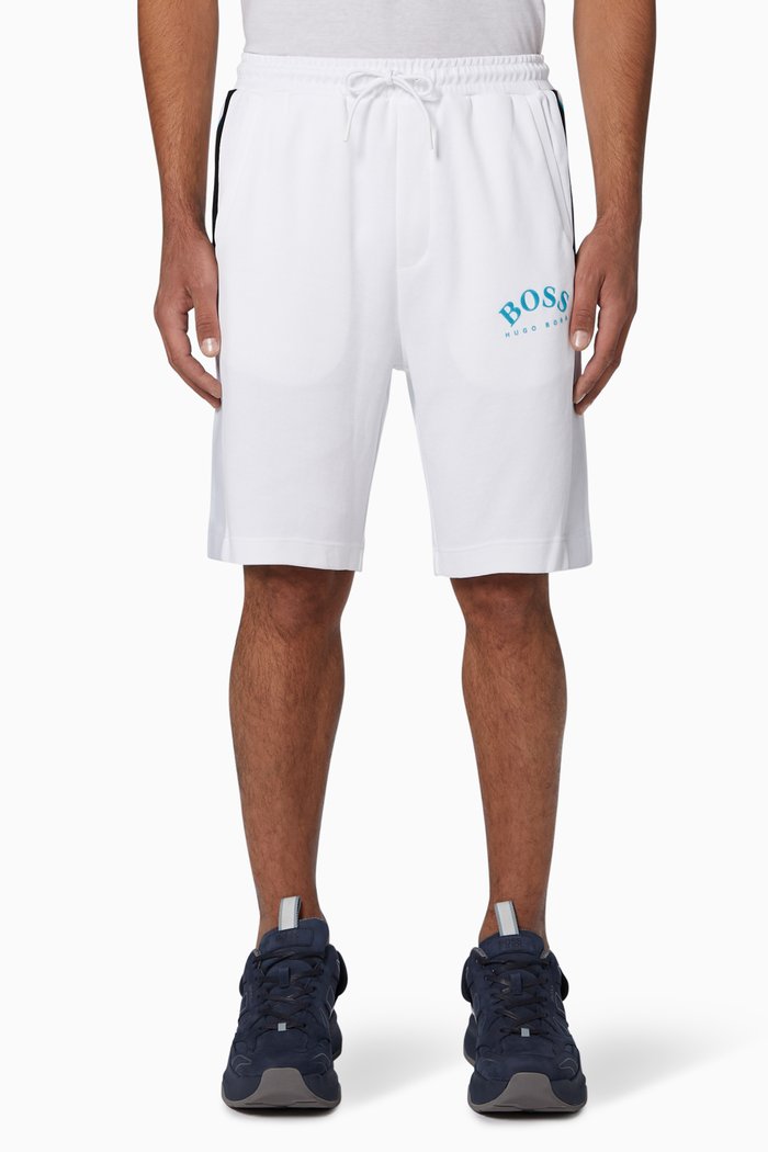 

Headlo Slim-Fit Jersey Shorts, White