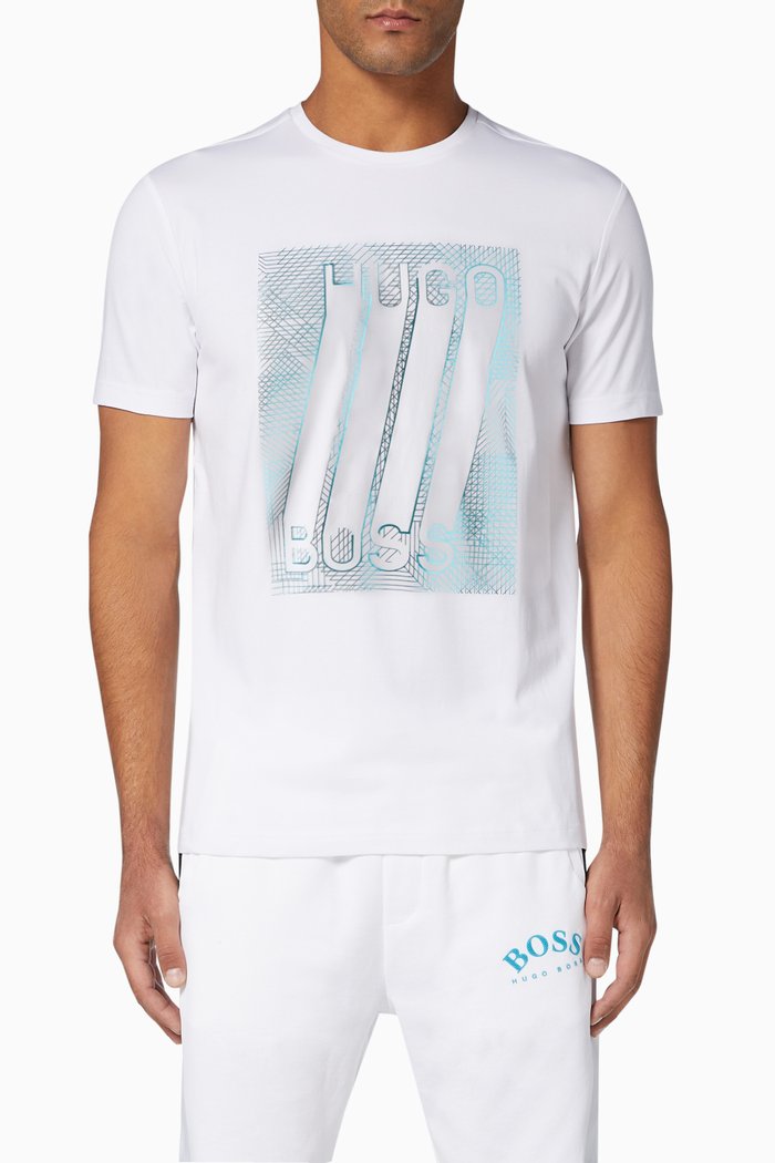 

Graphic Logo Jersey T-Shirt, White