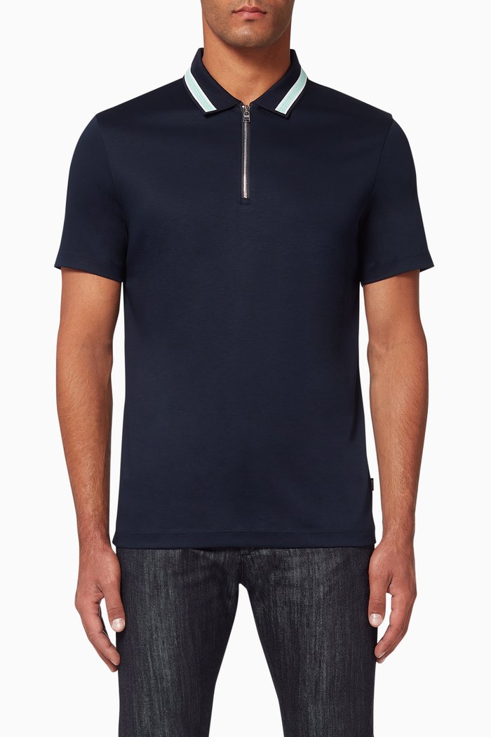 

Paras 06 Cotton Polo T-Shirt, Blue
