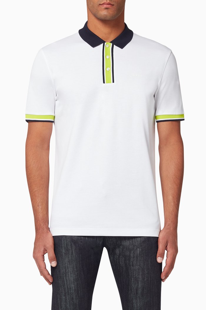 Phillipson 78 Slim Fit Polo T-Shirt, White