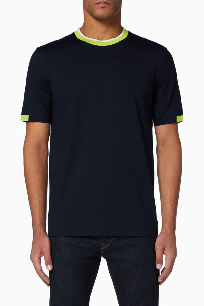 Tiburt 169 Cotton T-Shirt, Blue