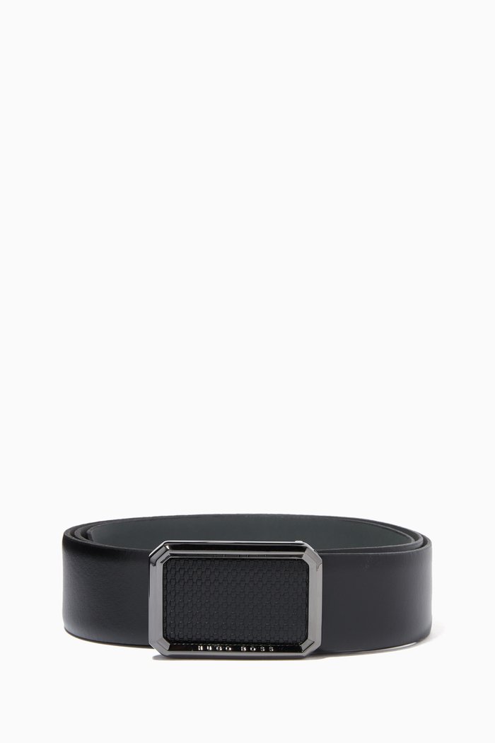 

Ereso Belt in Calfskin Leather, Black