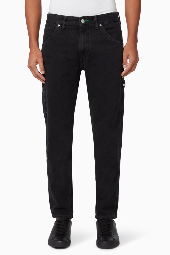 

Carpenter Tapered Jeans, Black