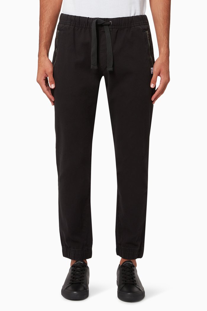 

Scanton Cotton Joggers, Black