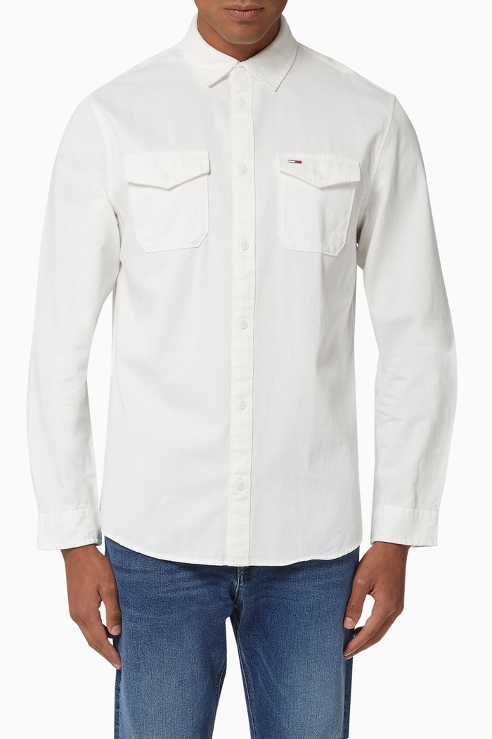 

Colour Block Shirt, White