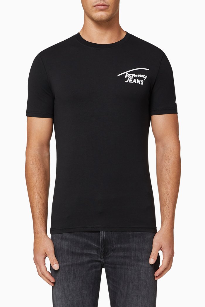 

Signature Logo T-shirt, Black