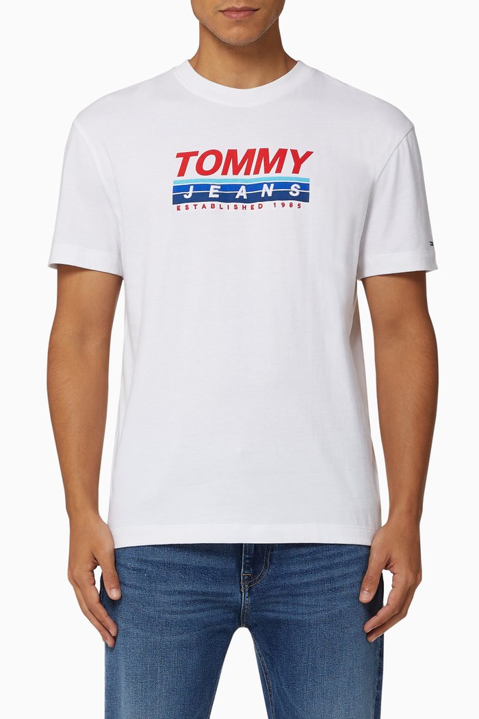 

Logo Cotton T-shirt, White
