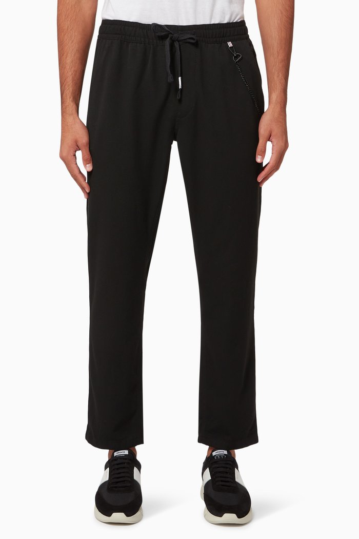 Scanton Chain Trousers, Black