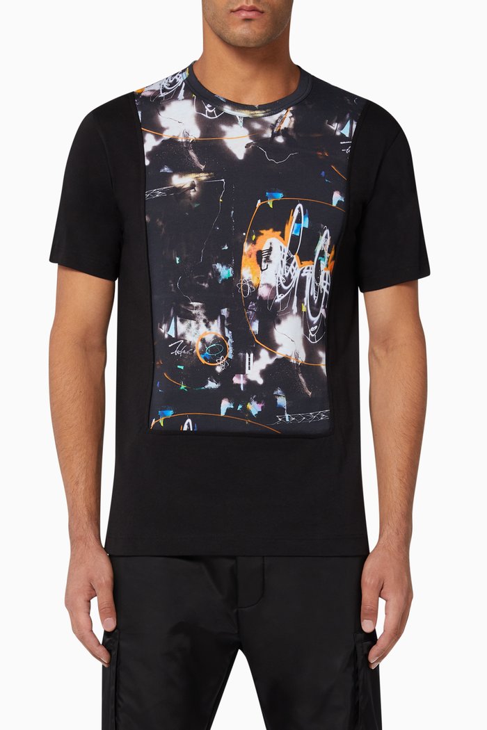 

Futura Cotton T-Shirt, Black