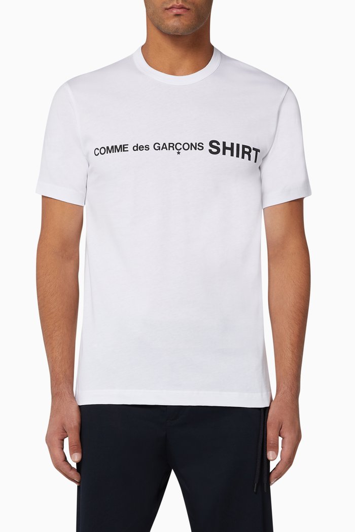 

Logo Cotton T-Shirt, White