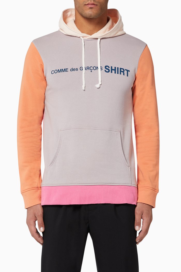 Logo Cotton Hoodie, Pink