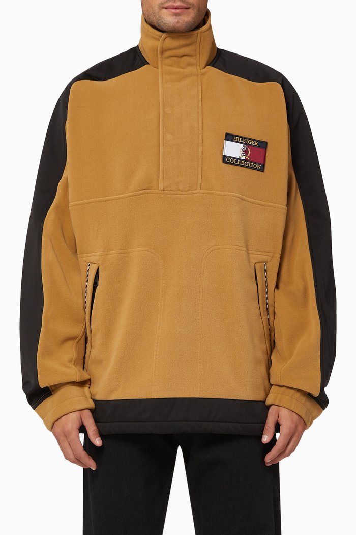 

Crest Polar Fleece Sweatshirt, Brown