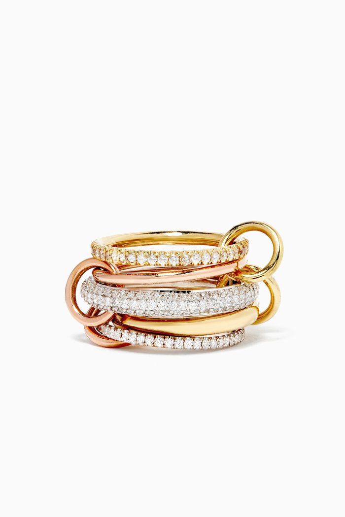 

Leo Diamond Ring in 18kt Mix Gold