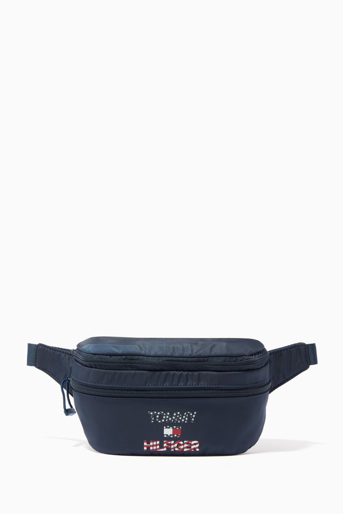

Colour-Block Convertible Backpack, Blue