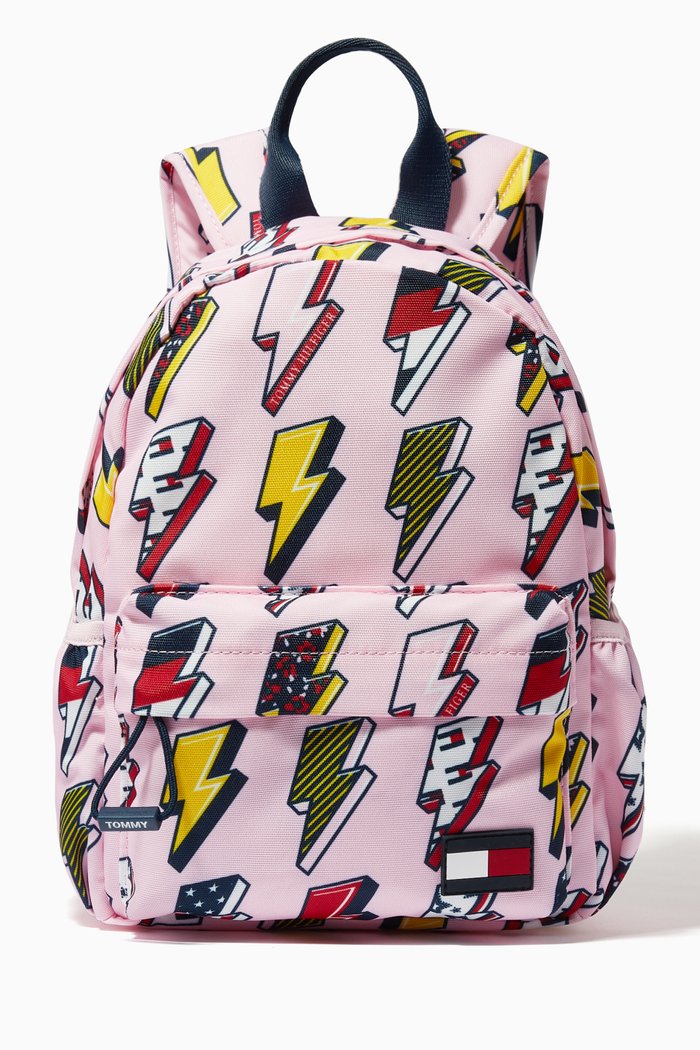 

Mini Lightning Backpack in Recycled Polyester, Pink