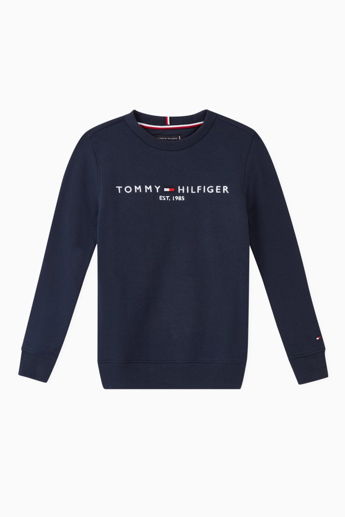 

Essential Logo Jersey Sweatshirt, Blue