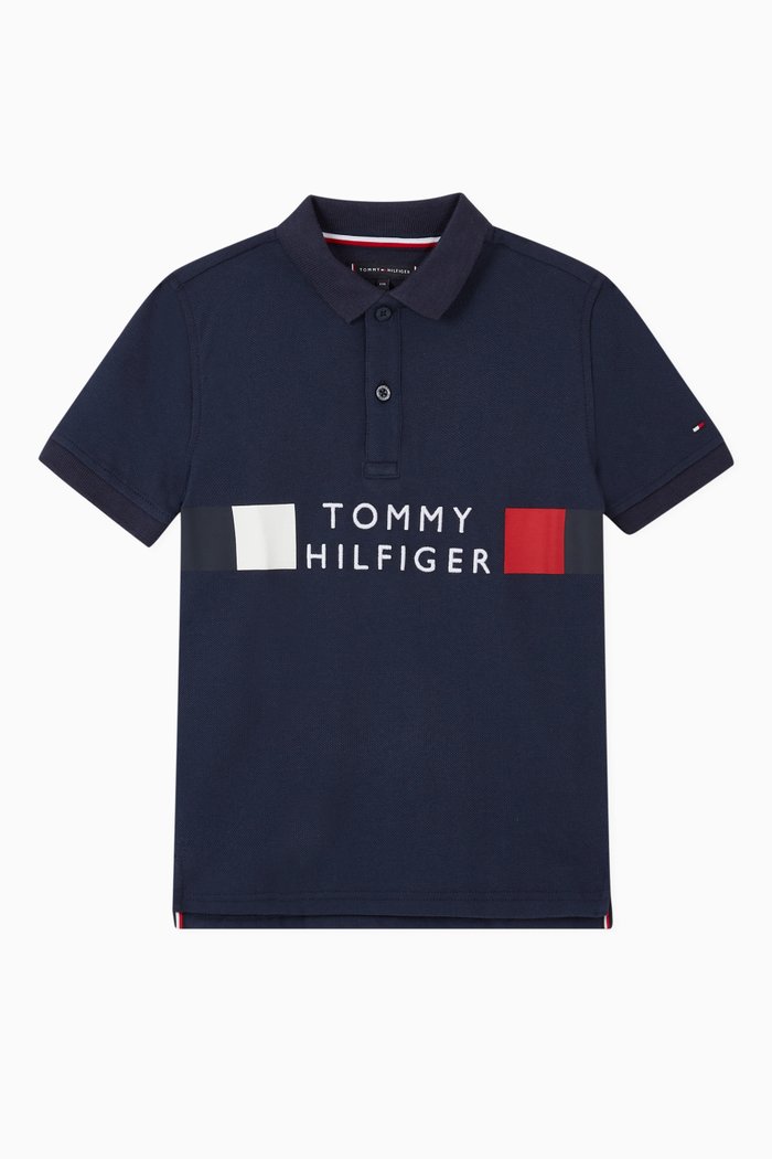 

TH Global Stripe Polo Shirt, Blue